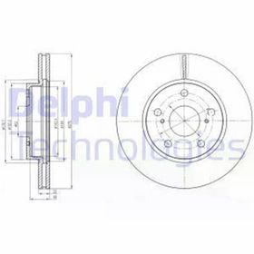 Delphi BG4232 Ön Fren Diski