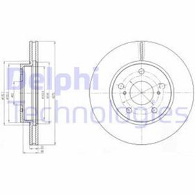 Delphi BG4232 Ön Fren Diski