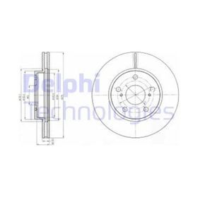 Delphi BG4232 Ön Fren Diski