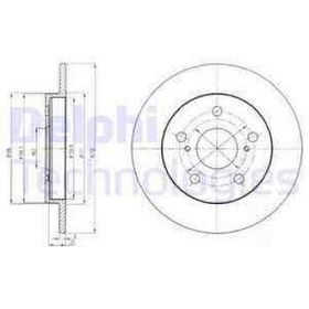 Delphi BG4233 Arka Fren Diski