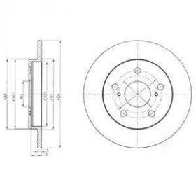 Delphi BG4233 Arka Fren Diski