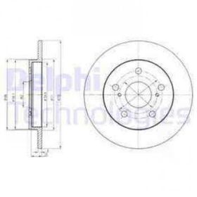 Delphi BG4233 Arka Fren Diski