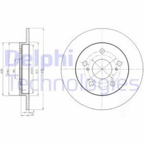 Delphi BG4233 Arka Fren Diski