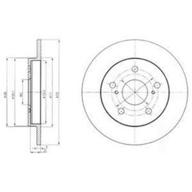 Delphi BG4233 Arka Fren Diski