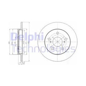 Delphi BG4233 Arka Fren Diski