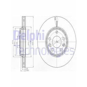 Delphi BG4264 Oto Ön Fren Diski
