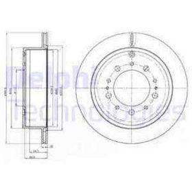 Delphi BG4275 Arka Toyota Fren Diski