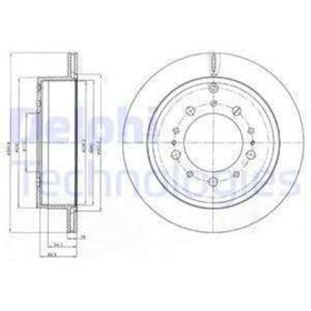 Delphi BG4275 Arka Toyota Fren Diski