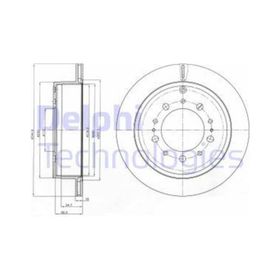 Delphi BG4275 Arka Toyota Fren Diski
