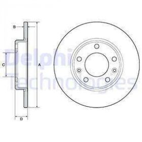 Delphi BG4670C Arka P308 Fren Diski