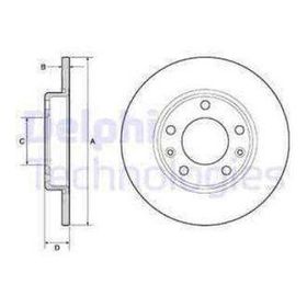 Delphi BG4670C Arka P308 Fren Diski