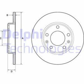 Delphi BG4670C Arka P308 Fren Diski