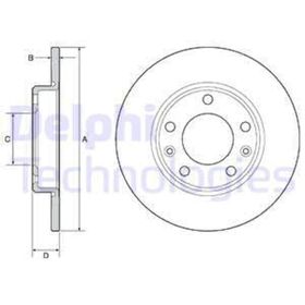 Delphi BG4670C Arka P308 Fren Diski