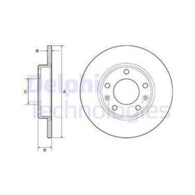 Delphi BG4670C Arka P308 Fren Diski