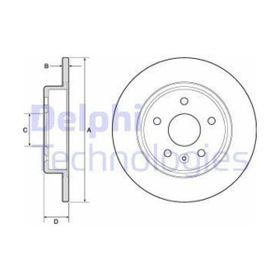 Delphi BG4761C Arka Astra Fren Diski