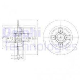 Delphi BG9029RS Arka Fren Diski