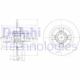 Delphi BG9029RS Arka Fren Diski
