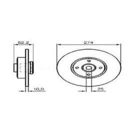 Delphi BG9029RS Arka Fren Diski