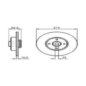 Delphi BG9029RS Arka Fren Diski