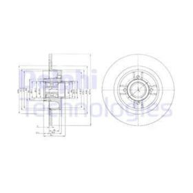 Delphi BG9029RS Arka Fren Diski