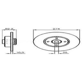 Delphi BG9029RS Arka Fren Diski