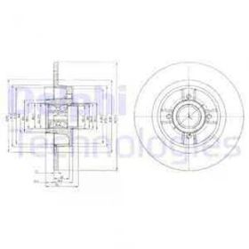 Delphi BG9029RS Arka Fren Diski