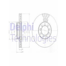 Delphi BG9062 Ön Fren Diski