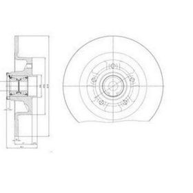 Delphi BG9115RS Arka Fren Diski