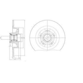 Delphi BG9115RS Arka Fren Diski