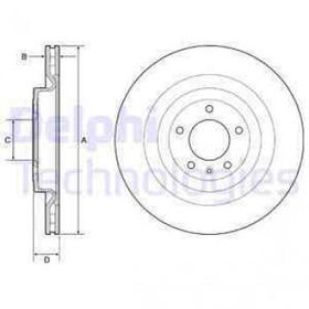 Delphi BG9126C Arka Range Fren Diski
