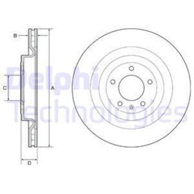 Delphi BG9126C Arka Range Fren Diski