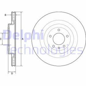 Delphi BG9126C Arka Range Fren Diski