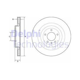 Delphi BG9126C Arka Range Fren Diski