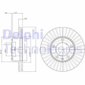 Delphi BG9692 Ön Fren Diski