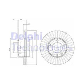 Delphi BG9692 Ön Fren Diski