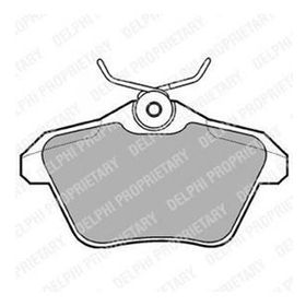 Delphi LP1018 Arka Fren Balatası