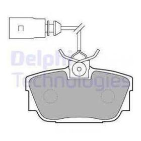 Delphi LP1541 Arka Fren Balatası