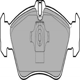 Delphi LP1596 Arka Fren Balatası