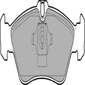 Delphi LP1596 Arka Fren Balatası