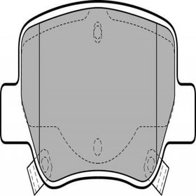 Delphi LP2206 Arka Fren Balatası