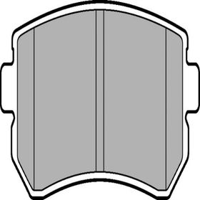 Delphi LP2303 Arka Fren Balatası