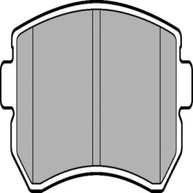 Delphi LP2303 Arka Fren Balatası