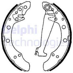 Delphi LS1625 Arka Fren Balatası