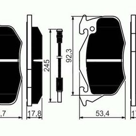 Delphi R9-R11-R19 Clio Exp P106-P206 Ön Balata