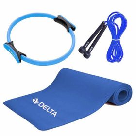 Delta 10 Pilates Minderi 38 Pilates Çemberi Atlama İpi Seti