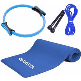 Delta 10 Pilates Minderi 38 Pilates Çemberi Atlama İpi Seti