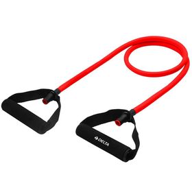 Delta 120 cm 9x13 mm Tutacaklı Tam Sert Siyah Pilates Direnç Lastiği