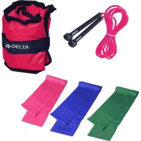 Delta 120x15 cm 3'lü Pilates Bandı