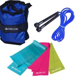 Delta 120x15 cm 3'lü Pilates Bandı