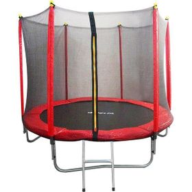 Delta 244 x 214 cm Fileli Korumalı Trambolin